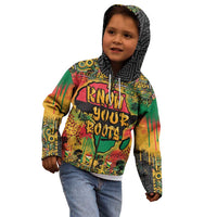 African Map Graffiti Kid Hoodie Know You Roots - Wonder Print Shop