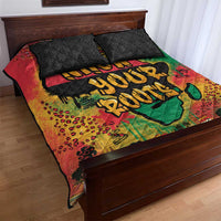 African Map Graffiti Quilt Bed Set Know You Roots - Wonder Print Shop