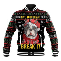 Give Your Heart Pitbull Dog Baseball Jacket The Will Never Break It - Wonder Print Shop