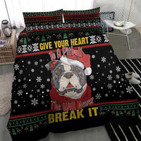 Give Your Heart Pitbull Dog Bedding Set The Will Never Break It - Wonder Print Shop