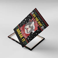 Give Your Heart Pitbull Dog Canvas Wall Art The Will Never Break It - Wonder Print Shop