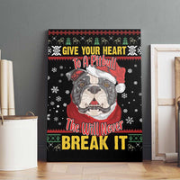 Give Your Heart Pitbull Dog Canvas Wall Art The Will Never Break It - Wonder Print Shop