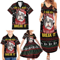 Give Your Heart Pitbull Dog Family Matching Summer Maxi Dress and Hawaiian Shirt The Will Never Break It - Wonder Print Shop