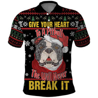 Give Your Heart Pitbull Dog Polo Shirt The Will Never Break It - Wonder Print Shop