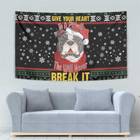 Give Your Heart Pitbull Dog Tapestry The Will Never Break It - Wonder Print Shop