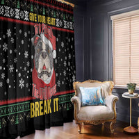 Give Your Heart Pitbull Dog Window Curtain The Will Never Break It - Wonder Print Shop