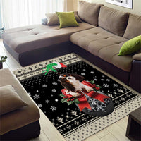Cavalier King Charles Spaniel Xmas Ball Area Rug Christmas Dog Lovers - Wonder Print Shop