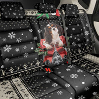 Cavalier King Charles Spaniel Xmas Ball Back Car Seat Cover Christmas Dog Lovers - Wonder Print Shop