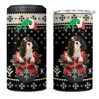 Cavalier King Charles Spaniel Xmas Ball 4 in 1 Can Cooler Tumbler Christmas Dog Lovers - Wonder Print Shop