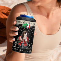 Cavalier King Charles Spaniel Xmas Ball 4 in 1 Can Cooler Tumbler Christmas Dog Lovers - Wonder Print Shop