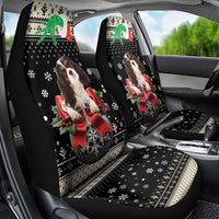 Cavalier King Charles Spaniel Xmas Ball Car Seat Cover Christmas Dog Lovers - Wonder Print Shop