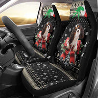 Cavalier King Charles Spaniel Xmas Ball Car Seat Cover Christmas Dog Lovers - Wonder Print Shop