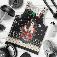Cavalier King Charles Spaniel Xmas Ball Men Tank Top Christmas Dog Lovers - Wonder Print Shop