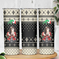Cavalier King Charles Spaniel Xmas Ball Skinny Tumbler Christmas Dog Lovers - Wonder Print Shop