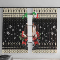 Cavalier King Charles Spaniel Xmas Ball Window Curtain Christmas Dog Lovers - Wonder Print Shop