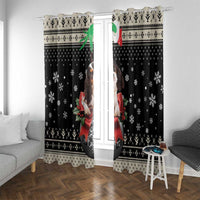 Cavalier King Charles Spaniel Xmas Ball Window Curtain Christmas Dog Lovers - Wonder Print Shop