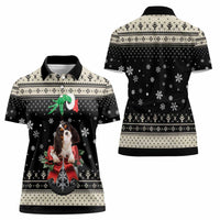 Cavalier King Charles Spaniel Xmas Ball Women Polo Shirt Christmas Dog Lovers - Wonder Print Shop