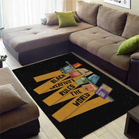 Black Creativity Rules The World Area Rug African Creativity - Wonder Print Shop