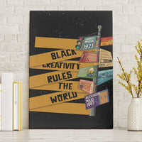 Black Creativity Rules The World Canvas Wall Art African Creativity - Wonder Print Shop