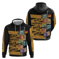 Black Creativity Rules The World Hoodie African Creativity - Wonder Print Shop