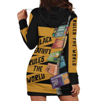 Black Creativity Rules The World Hoodie Dress African Creativity - Wonder Print Shop