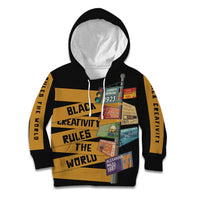 Black Creativity Rules The World Kid Hoodie African Creativity - Wonder Print Shop