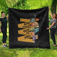 Black Creativity Rules The World Quilt African Creativity - Wonder Print Shop