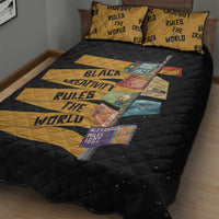 Black Creativity Rules The World Quilt Bed Set African Creativity - Wonder Print Shop