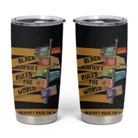 Black Creativity Rules The World Tumbler Cup African Creativity - Wonder Print Shop