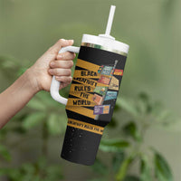 Black Creativity Rules The World Tumbler With Handle African Creativity - Wonder Print Shop