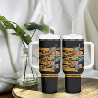 Black Creativity Rules The World Tumbler With Handle African Creativity - Wonder Print Shop