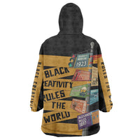 Black Creativity Rules The World Wearable Blanket Hoodie African Creativity - Wonder Print Shop