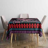 Flamingo Im Dreaming Of A Pink Christmas Tablecloth - Wonder Print Shop