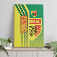 Senegal Football Canvas Wall Art Lions of Teranga Soccer - Road To Champion - Wonder Print Shop