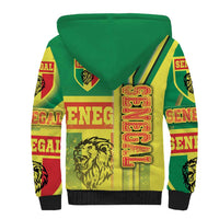 Senegal Football Sherpa Hoodie Lions of Teranga Soccer - Road To Champion - Wonder Print Shop