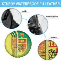 Senegal Football Spare Tire Cover Lions of Teranga Soccer - Road To Champion - Wonder Print Shop