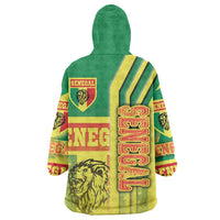Senegal Football Wearable Blanket Hoodie Lions of Teranga Soccer - Road To Champion - Wonder Print Shop