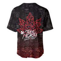 100% Canadian From Eh To Zed Baseball Jersey True North Strong and Free
