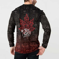 100% Canadian From Eh To Zed Button Sweatshirt True North Strong and Free