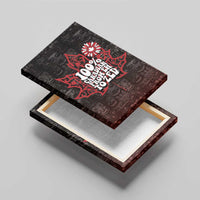 100% Canadian From Eh To Zed Canvas Wall Art True North Strong and Free