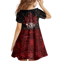 100% Canadian From Eh To Zed Family Matching Summer Maxi Dress and Hawaiian Shirt True North Strong and Free
