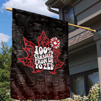 100% Canadian From Eh To Zed Garden Flag True North Strong and Free