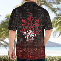 100% Canadian From Eh To Zed Hawaiian Shirt True North Strong and Free