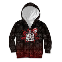 100% Canadian From Eh To Zed Kid Hoodie True North Strong and Free