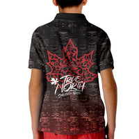 100% Canadian From Eh To Zed Kid Polo Shirt True North Strong and Free