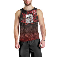 100% Canadian From Eh To Zed Men Tank Top True North Strong and Free