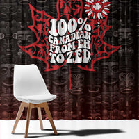 100% Canadian From Eh To Zed Window Curtain True North Strong and Free