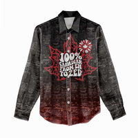 100% Canadian From Eh To Zed Women Casual Shirt True North Strong and Free