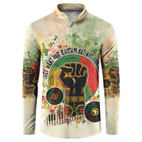 They Want Our Rhythm Not Our Blues Button Sweatshirt African Music Pride