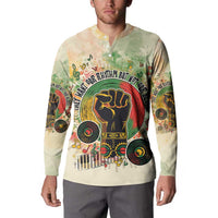 They Want Our Rhythm Not Our Blues Button Sweatshirt African Music Pride